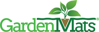 Logo for Garden Mats weed barrier in Vermont
